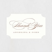 "Simply Grand" - Wedding Favor Stickers in Dove by Hooray Creative - Front