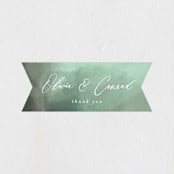 "Meadow" - Wedding Favor Stickers in Meadow by Eric Clegg - Front