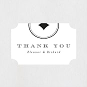 "Diantha" - Wedding Favor Stickers in Ink by Kimberly Morgan - Front