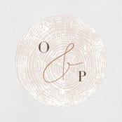 "a hundred years" - Wedding Favor Stickers in Burnt Umber by Robin Ott - Front