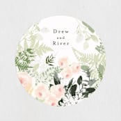 "beautiful posies" - Wedding Favor Stickers in Fresh by Phrosné Barwood - Front