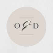 "Photographed" - Wedding Favor Stickers in Ecru by Creo Study - Front