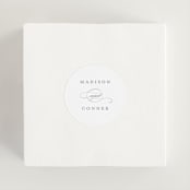 "Refined style" - Wedding Favor Stickers in Pearl by Stacey Meacham - In use