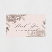 "set in stone" - Wedding Favor Stickers in Dusty Rose by Mansi Verma - Front