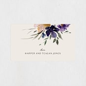 "ivi" - Wedding Favor Stickers in Ivory by Lori Wemple - Front