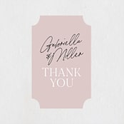 "Marry You" - Wedding Favor Stickers in Blush by Design Lotus - Front