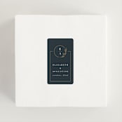 "For Eternity" - Wedding Favor Stickers in Midnight by Ana de Sousa - In use