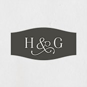 "And here we are" - Wedding Favor Stickers in Marble by Lea Delaveris - Front