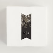 "Garden" - Wedding Favor Stickers in Mahogany by Leah Bisch - In use