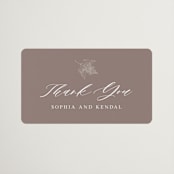 "autumne" - Wedding Favor Stickers in Maple by Lori Wemple - Front