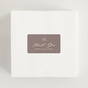 "autumne" - Wedding Favor Stickers in Maple by Lori Wemple - In use