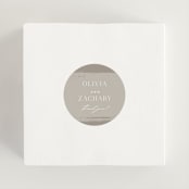 "True Love" - Wedding Favor Stickers in Clay by Carolyn Nicks - In use