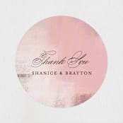"Soft Overlay" - Wedding Favor Stickers in Cloud by Mansi Verma - Front