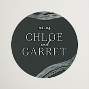 "Rings" - Wedding Favor Stickers in Natural by Alethea and Ruth - Front
