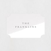 "Loving" - Wedding Favor Stickers in Cloudy by Paper Raven Co. - Front