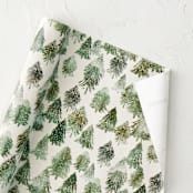 "Snowy Forest" - Wrapping Paper Roll in Spruce by Creo Study