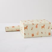"Woodland animal frame" - Wrapping Paper Roll in Woodland by Creo Study