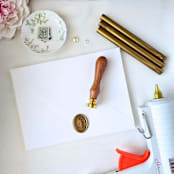 "Lady Justice- 25mm Wax Seal Stamp" - Wax Seal Stamps in brass by Inkspiringletters