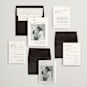 "The Wedding" - Customizable Foil-pressed Wedding Thank You Cards in White by Kaydi Bishop.