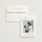 "The Wedding" - Customizable Foil-pressed Wedding Thank You Cards in White by Kaydi Bishop.