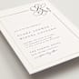 "Golden Ampersand" - Customizable Foil-pressed Wedding Invitations in White by Kelly Schmidt.
