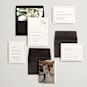 "Golden Ampersand" - Customizable Foil-pressed Wedding Invitations in White by Kelly Schmidt.