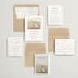 "Regent" - Customizable Foil-pressed Wedding Invitations in White by Robert and Stella.
