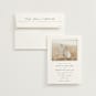 "Regent" - Customizable Foil-pressed Wedding Invitations in White by Robert and Stella.