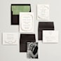 "Delicate Vine" - Customizable Foil-pressed Wedding Invitations in Black by Susan Moyal.