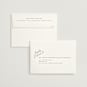 "Scripted Elegance" - Customizable Wedding Invitations in White by Ana de Sousa.
