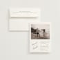 "Scripted Elegance" - Customizable Wedding Invitations in White by Ana de Sousa.