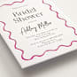 Gilded nouveau frame Foil-Pressed Wedding Invitations by Ana de Sousa