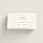 Chic Script Holiday Photo Cards by Cass Loh