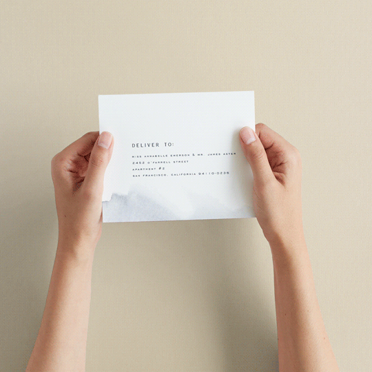 "Blueridge" - Savvy Wedding Invitations in Ocean by Leah Bisch - How it works