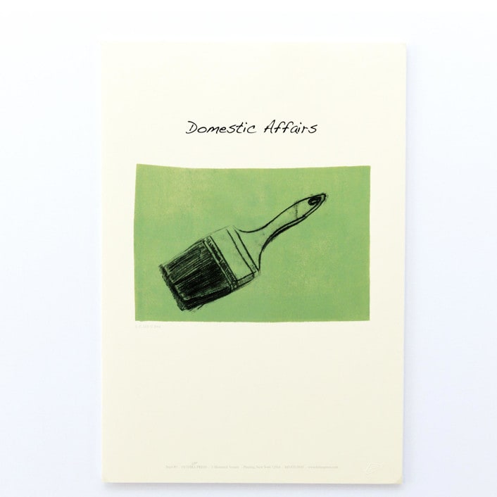 "Domestic Affairs Paint Brush" - Limited Edition Fine Art Print in multicolorassorted-colors by Dana Williamowsky