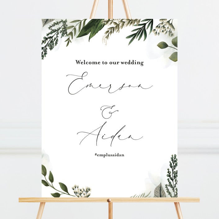 "Classic Love" - Large Signs in Vanilla by Susan Moyal - Front