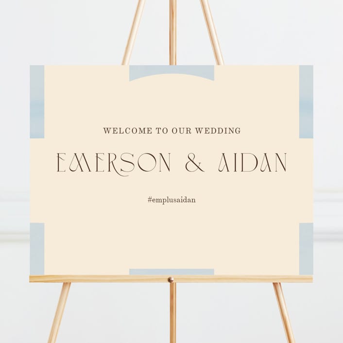 "Checker Wash" - Large Signs in Ivory by Baumbirdy - Front