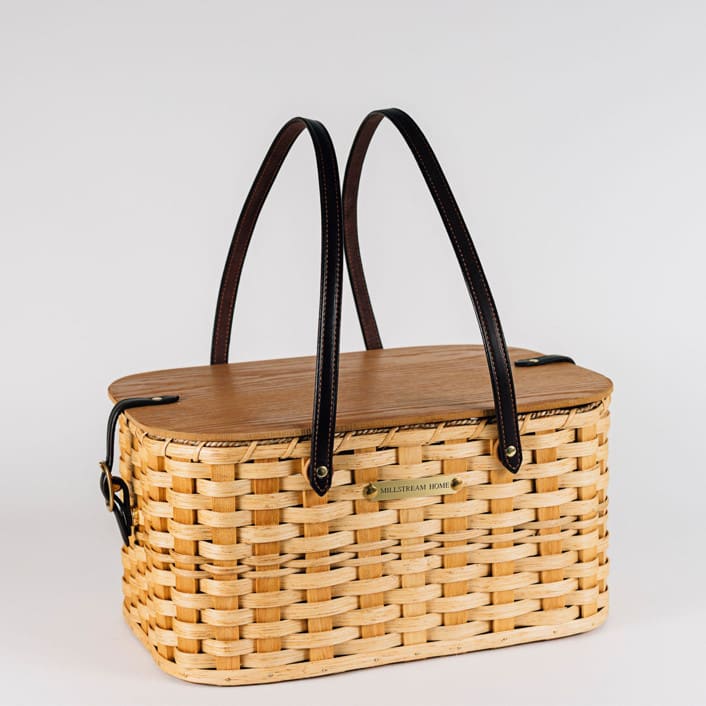 "The Linda Sue Picnic Basket" - Decorative Baskets in natural by Millstream Home