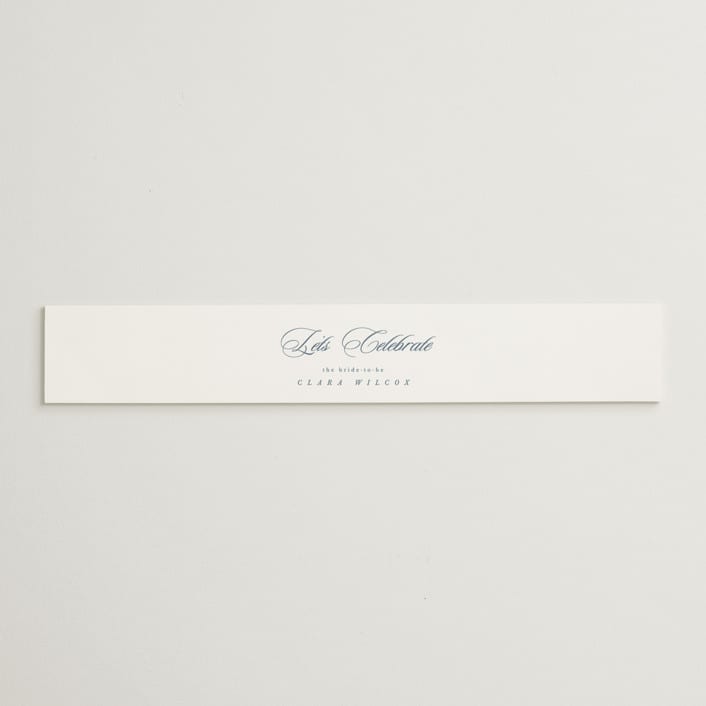 "Clara" - Bridal Shower in Coastal by Kelly Schmidt - Front