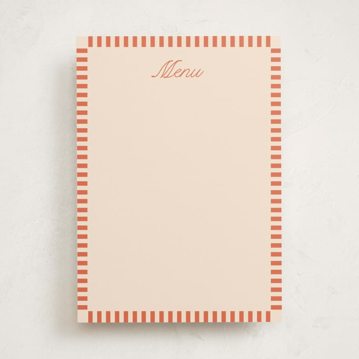"Veracruz" - Fill-in Menus in Verona by Owl and Toad - Front