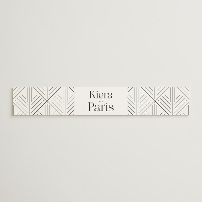 "Embellished Note" - Belly Bands in Tuxedo by tuldok - Assembled with Invitation