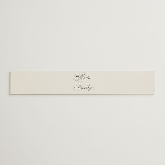 "Tandem" - Belly Bands in Buttercream by Jessica Williams - Assembled with Invitation