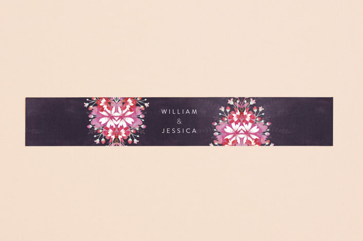 "Enchanting Plum" - Belly Bands in Deep Plum by Phrosné Barwood - Assembled with Invitation