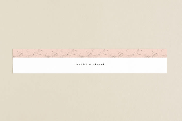 "New York" - Belly Bands in Blush by Nazia Hyder - Assembled with Invitation