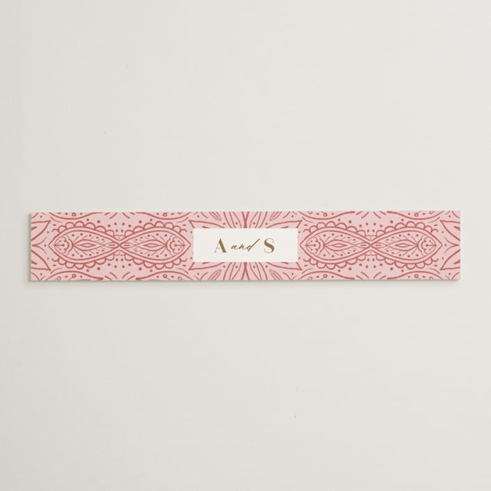 "AMAYA" - Belly Bands in Blush by Kanika Mathur - Assembled with Invitation