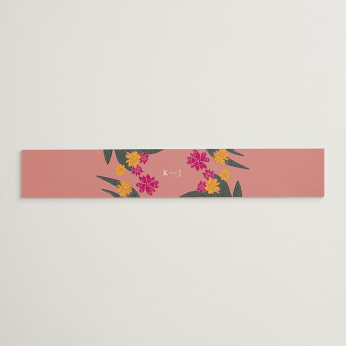 "Phool Bahar" - Belly Bands in Patta by Creo Study - Assembled with Invitation