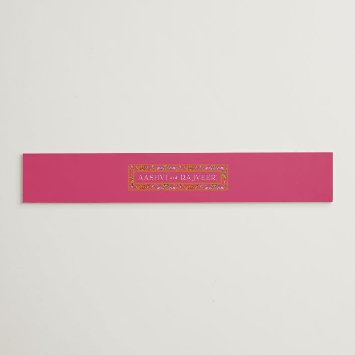 "Varna" - Belly Bands in Fuchsia by Pati Cascino - Assembled with Invitation