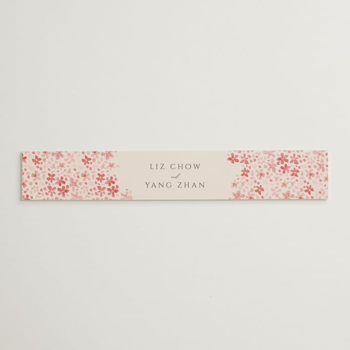 "Blossoms of Love" - Belly Bands in Champagne by frau brandt - Assembled with Invitation
