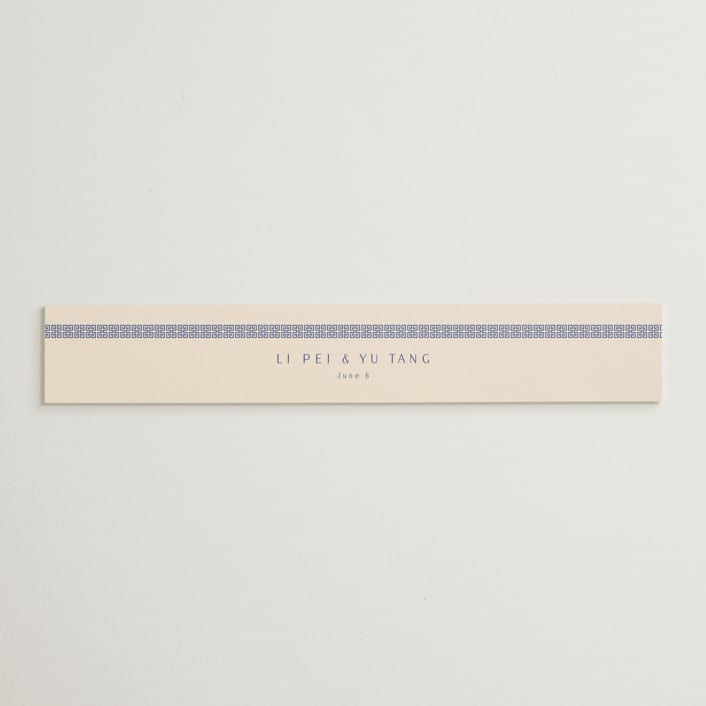"two toned" - Belly Bands in Marseille Bleu by Deborah Chou - Assembled with Invitation