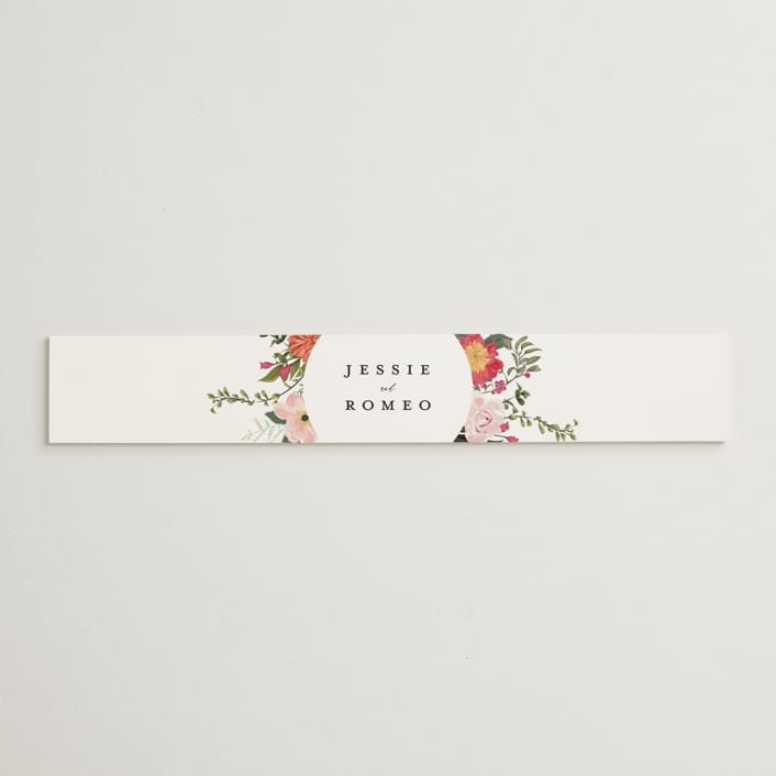 "Forest Flowers" - Belly Bands in Tropical by Susan Moyal - Assembled with Invitation